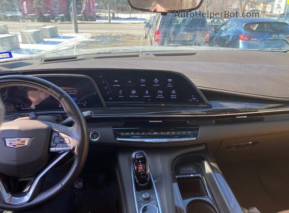 1GYS4FKLXPR237750 2023 CADILLAC ESCALADE Black Vista del cuadro de instrumentos