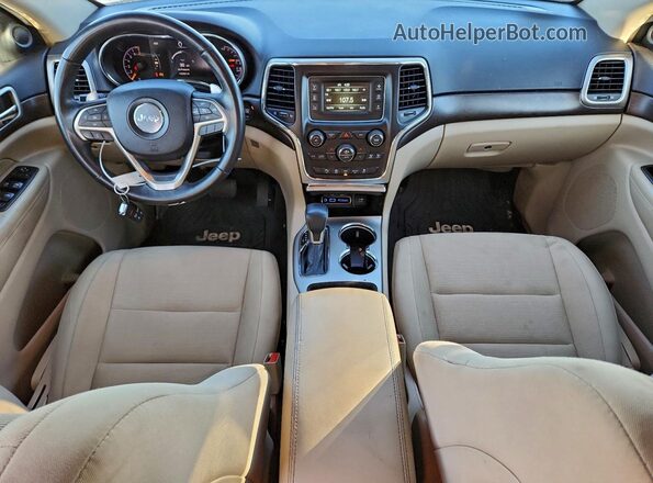 1C4RJEAG6HC748131 2017 JEEP GRAND CHER White ხელსაწყოთა პანელის ხედი