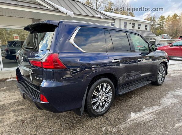 JTJHY7AX2H4242774 2017 LEXUS LX Blue Вид спереду