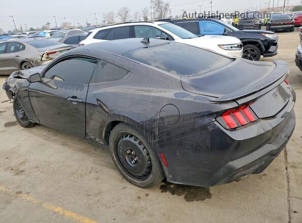 1FA6P8CF7R5428741 2024 FORD MUSTANG Черный Задняя правая четверть