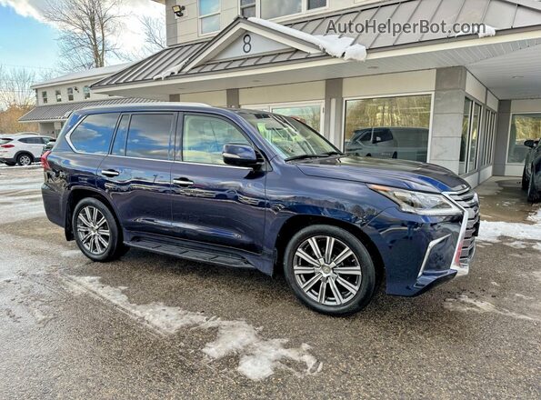 JTJHY7AX2H4242774 2017 LEXUS LX Blue Задня ліва чверть