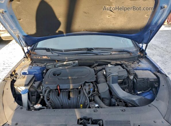 5NPE34AF8JH719475 2018 HYUNDAI SONATA Blue 