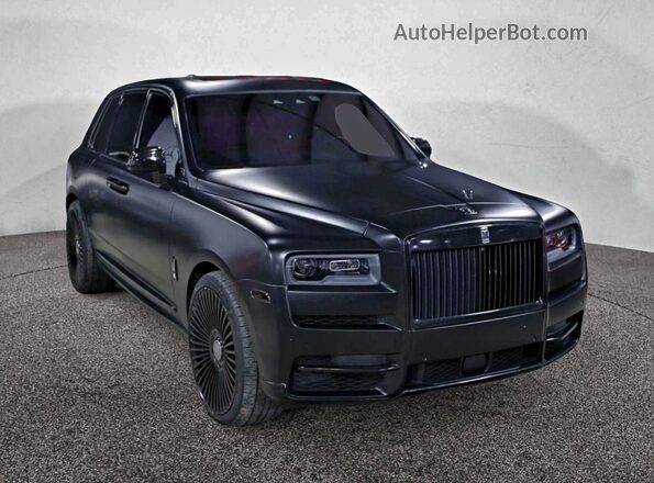 SLA689X52KU113931 2019 ROLLS-ROYCE CULLINAN Черный Задняя левая четверть