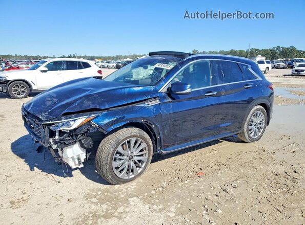 3PCAJ5BB3SF109604 2025 INFINITI QX50 Blue Հետևի ձախ