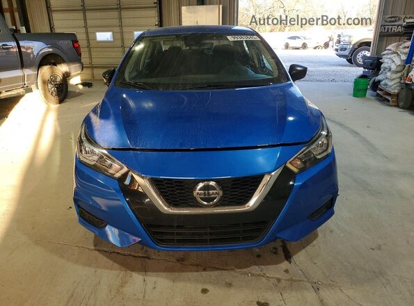 3N1CN8DV3NL825935 2022 NISSAN VERSA Blue Rear view