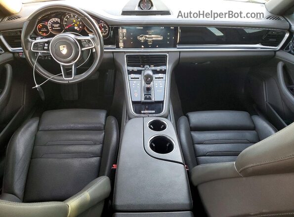 WP0AA2A72HL100409 2017 PORSCHE PANAMERA Gray Widok zestawu wskaźników