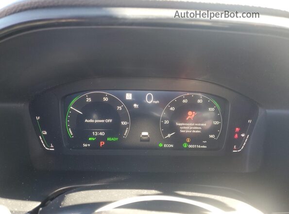 7FARS6H83TE018971 2026 HONDA CR-V Gray Вид щитка приладів