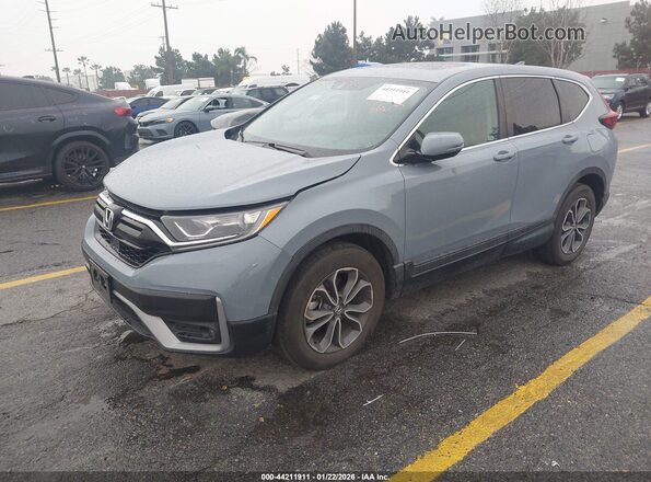 7FARW1H8XNE022154 2022 HONDA CR-V Серый Передняя левая четверть