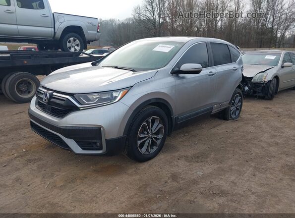 7FARW2H51NE008350 2022 HONDA CR-V Серебряный Передняя левая четверть