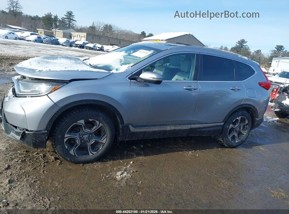 7FARW2H9XJE063666 2018 HONDA CR-V Серебряный Панорамный вид салона 360°