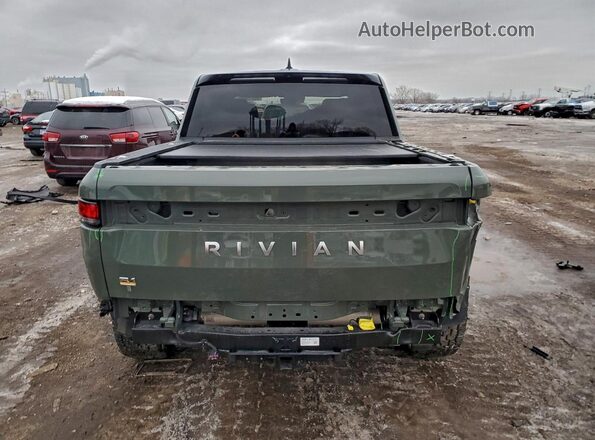 7FCTGAAL1NN004425 2022 RIVIAN R1T Green უკანა ხედი
