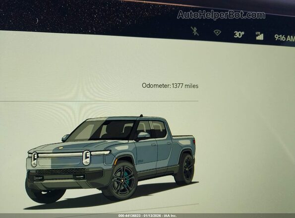 7FCTGAAP4TN043560 2026 RIVIAN R1T Teal Vista interior de 360 grados