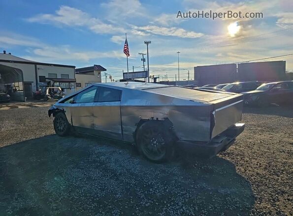 7G2CEHED0SA079712 2025 TESLA CYBERTRUCK Silver Rear left