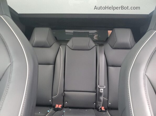 7G2CEHED2SA063530 2025 TESLA CYBERTRUCK Charcoal Rear seats view