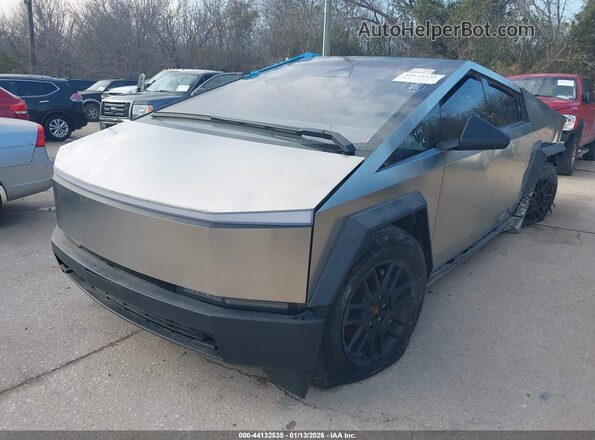 7G2CEHED2SA066444 2025 TESLA CYBERTRUCK Gray Front left