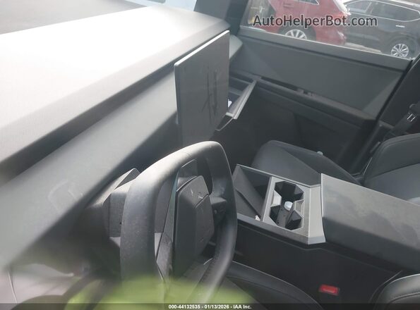 7G2CEHED2SA066444 2025 TESLA CYBERTRUCK Gray Rear seats view