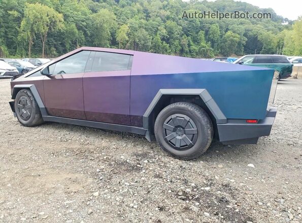 7G2CEHED4RA029826 2024 TESLA CYBERTRUCK Фиолетовый Задняя левая четверть