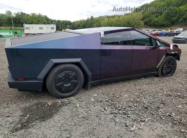 7G2CEHED4RA029826 2024 TESLA CYBERTRUCK Фиолетовый Задняя правая четверть