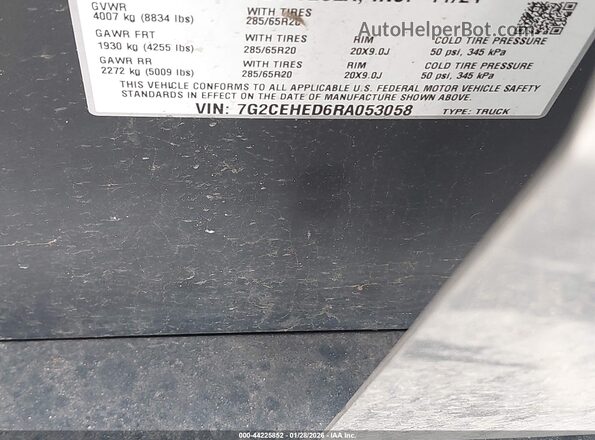 7G2CEHED6RA053058 2024 TESLA CYBERTRUCK Silver Вид підкапотного простору