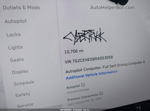 7G2CEHED6RA053058 2024 TESLA CYBERTRUCK Silver Вид задніх сидінь