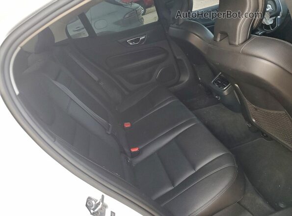 7JR102FL5LG038032 2020 VOLVO S60 White Вид задніх сидінь