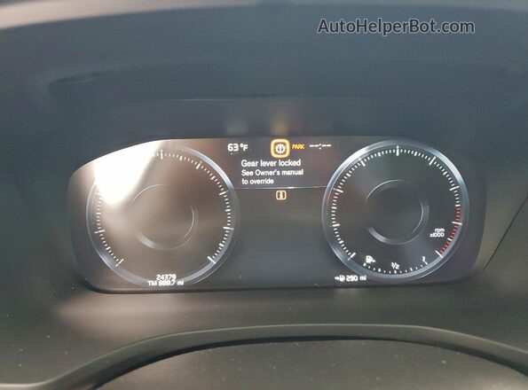 7JR102TZ2MG118172 2021 VOLVO S60 Gray Սարքավորումների վահանակի տեսք