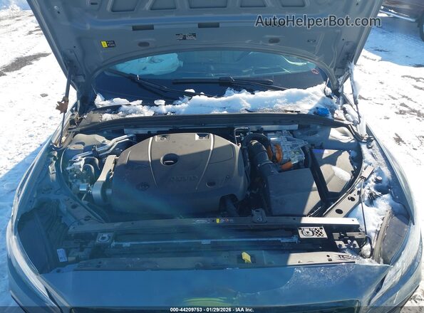 7JRH60FM6RG303169 2024 VOLVO S60 RECHARGE PLUG-IN HYBRID Blue Widok z tyłu