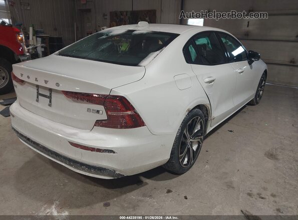 7JRL12TL9RG282690 2024 VOLVO S60 White Tył prawy