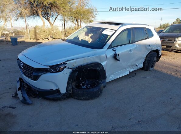 7MMVAABW0TN146304 2026 MAZDA CX-50 HYBRID White Առջևի ձախ երեք քառորդ տեսարան