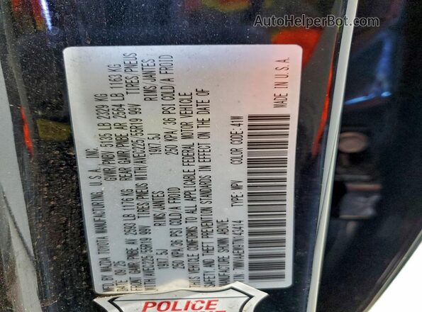 7MMVAAEW9TN143414 2026 MAZDA CX-5 Black Widok naklejki z numerem VIN