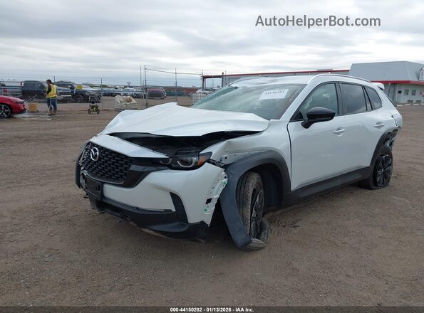 7MMVABAL2TN457018 2026 MAZDA CX-5 White წინა მარცხენა ხედი სამი მეოთხედიდან