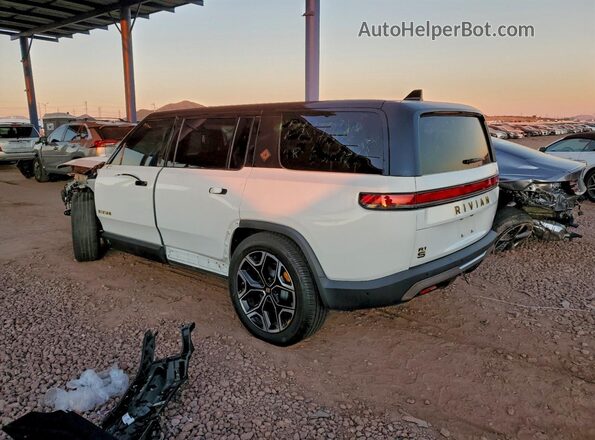 7PDSGABL7NN001733 2022 RIVIAN R1S White უკანა მარცხენა