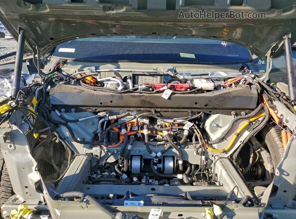 7PDSGABL9NN000938 2022 RIVIAN R1S Green Widok wnętrza z tyłu