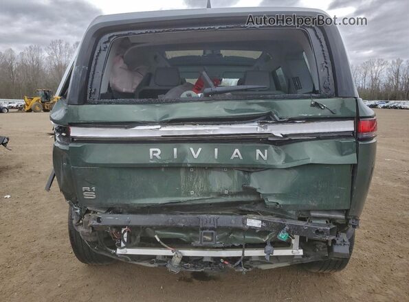 7PDSGBBA4RN042881 2024 RIVIAN R1S Green Вид ззаду