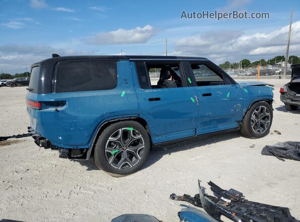 7PDSGBBA4SN060965 2025 RIVIAN R1S Blue Задня права чверть