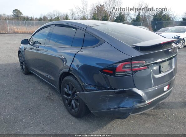 7SAXCAE51NF361877 2022 TESLA MODEL X Black Tył lewy