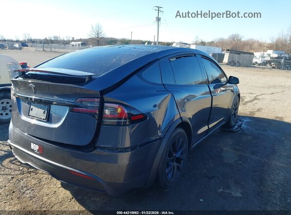 7SAXCAE51NF361877 2022 TESLA MODEL X Black Tył prawy