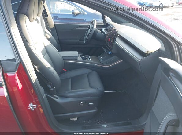 7SAXCAE5XRF442687 2024 TESLA MODEL X Red Սալոնի դիմացի տեսք