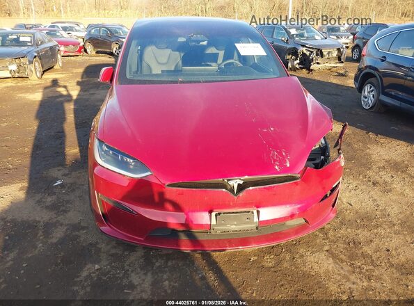 7SAXCAE5XRF442687 2024 TESLA MODEL X Red 