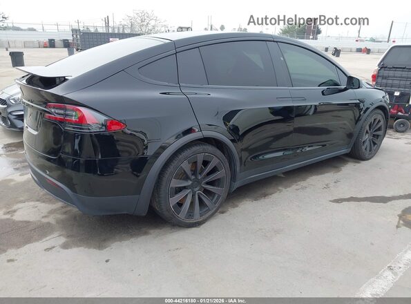 7SAXCBE54NF328636 2022 TESLA MODEL X Black Tył prawy