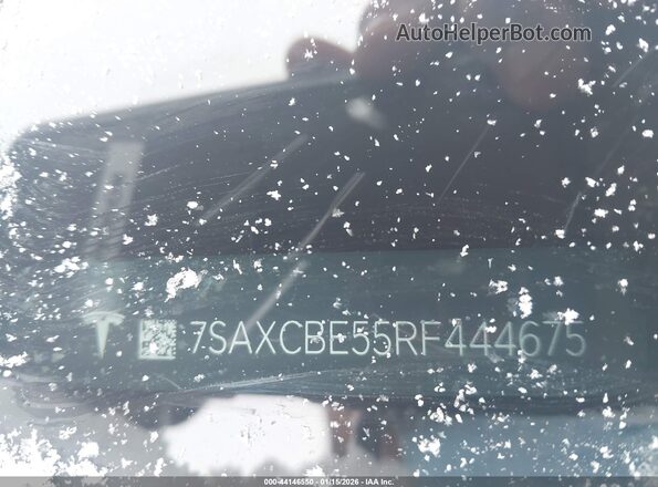 7SAXCBE55RF444675 2024 TESLA MODEL X Черный Вид подкапотного пространства