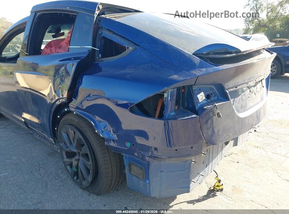 7SAXCBE57RF444161 2024 TESLA MODEL X Blue Դիմացի տեսք
