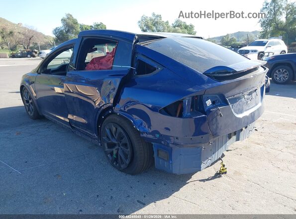 7SAXCBE57RF444161 2024 TESLA MODEL X Blue Հետևի ձախ