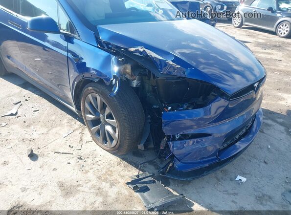 7SAXCBE57RF458853 2024 TESLA MODEL X Синий Вид спереди