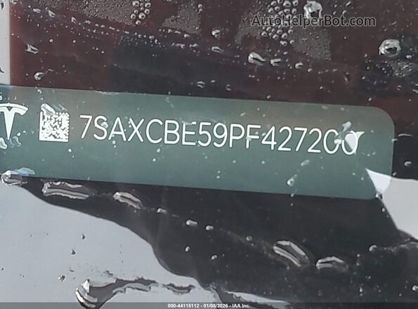 7SAXCBE59PF427200 2023 TESLA MODEL X Белый Вид подкапотного пространства