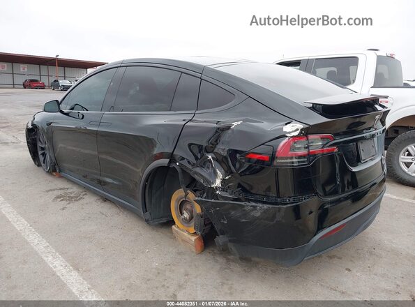 7SAXCBE5XPF375897 2023 TESLA MODEL X Черный Задняя левая четверть