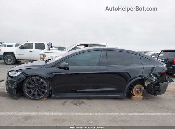 7SAXCBE5XPF375897 2023 TESLA MODEL X Черный Вид задней части салона
