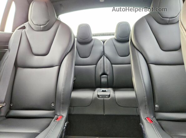 7SAXCBE66PF428457 2023 TESLA MODEL Silver Vista de los asientos traseros