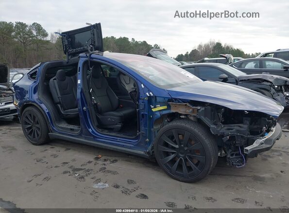7SAXCDE53PF371394 2023 TESLA MODEL X Синий Вид спереди