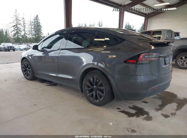 7SAXCDE58NF337576 2022 TESLA MODEL X Gray Tył lewy